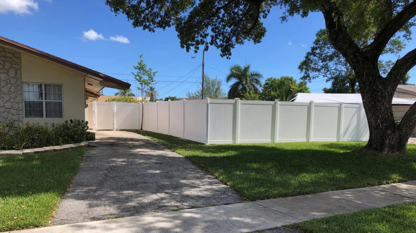 Fence installation by MCM Fence LLC — serving Kendall, FL