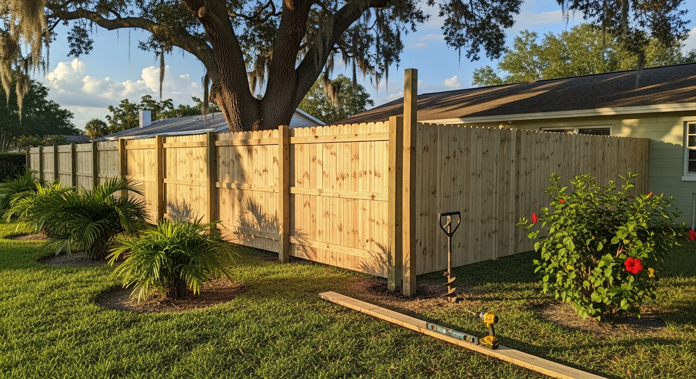 Fence installation in Largo, FL by MCM Fence LLC
