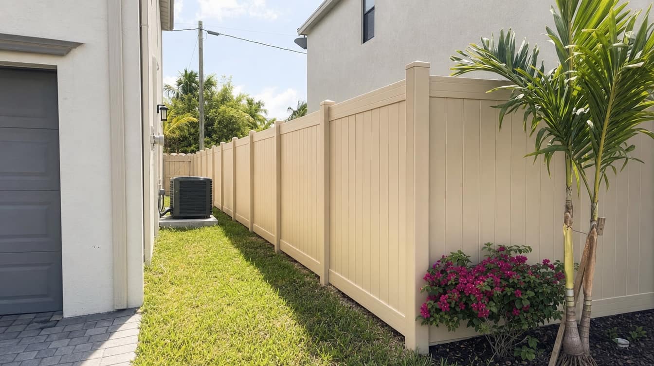 Fence installation by MCM Fence LLC — serving Tamiami, FL