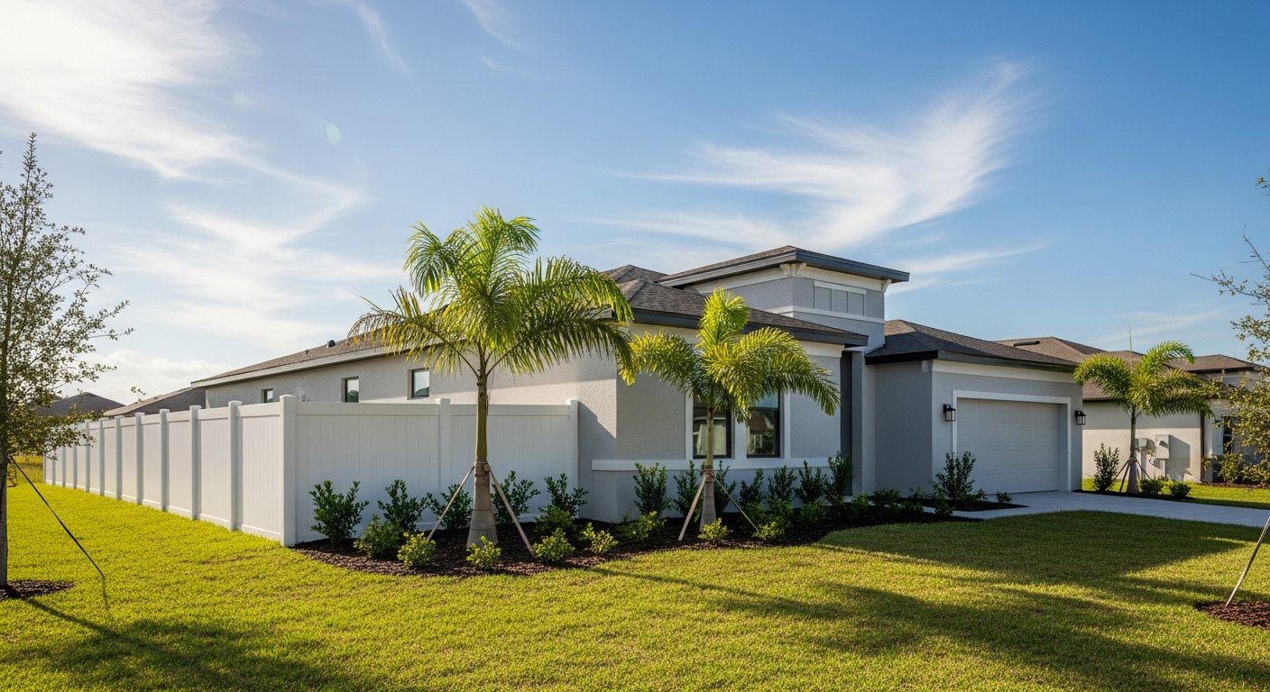 Fence installation in Wesley Chapel, FL by MCM Fence LLC